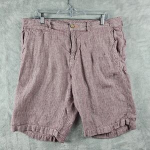 Tommy Bahama Red Striped Men Shorts